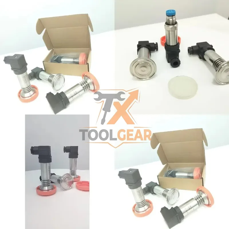 2026hotsale* Atech PT206 Flat Film Anti-blocking Pressure Transmitter 4-20mA Pressure Sensor for Air Liquid Pressure Testing