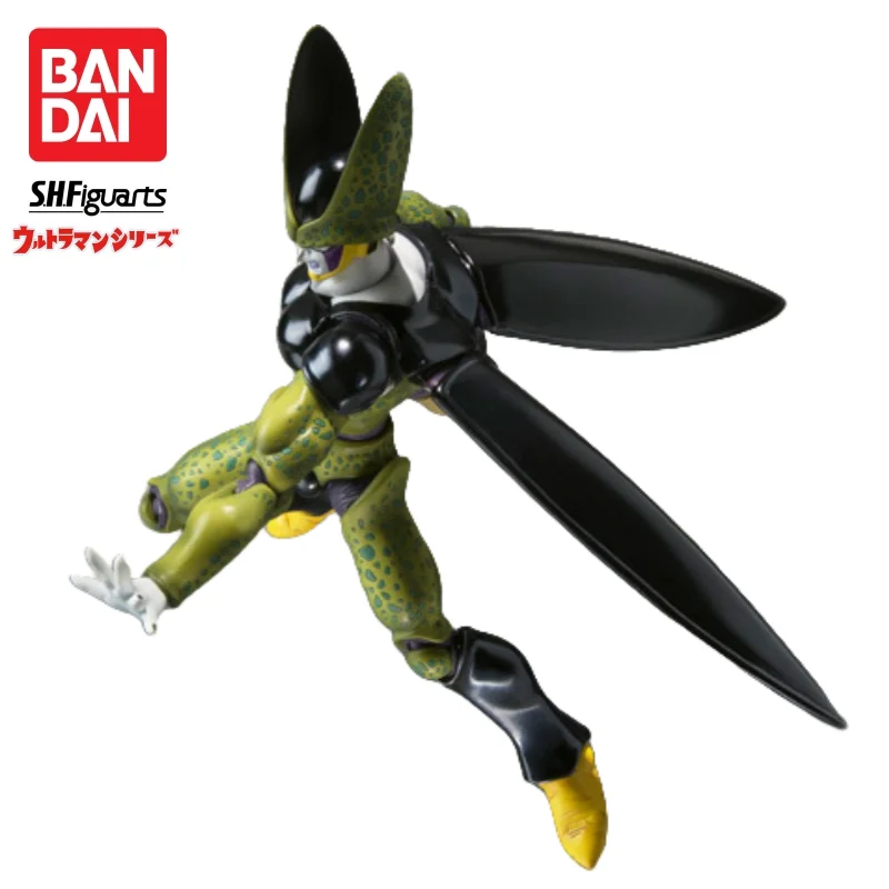 متوفر في المخزون بانداي S H Figuarts الأصلي لعبة دراغون بول خلية دمية العلامة التجارية الجديدة محاصر عمل الشكل شخصيات أنيمي نموذج المرآب