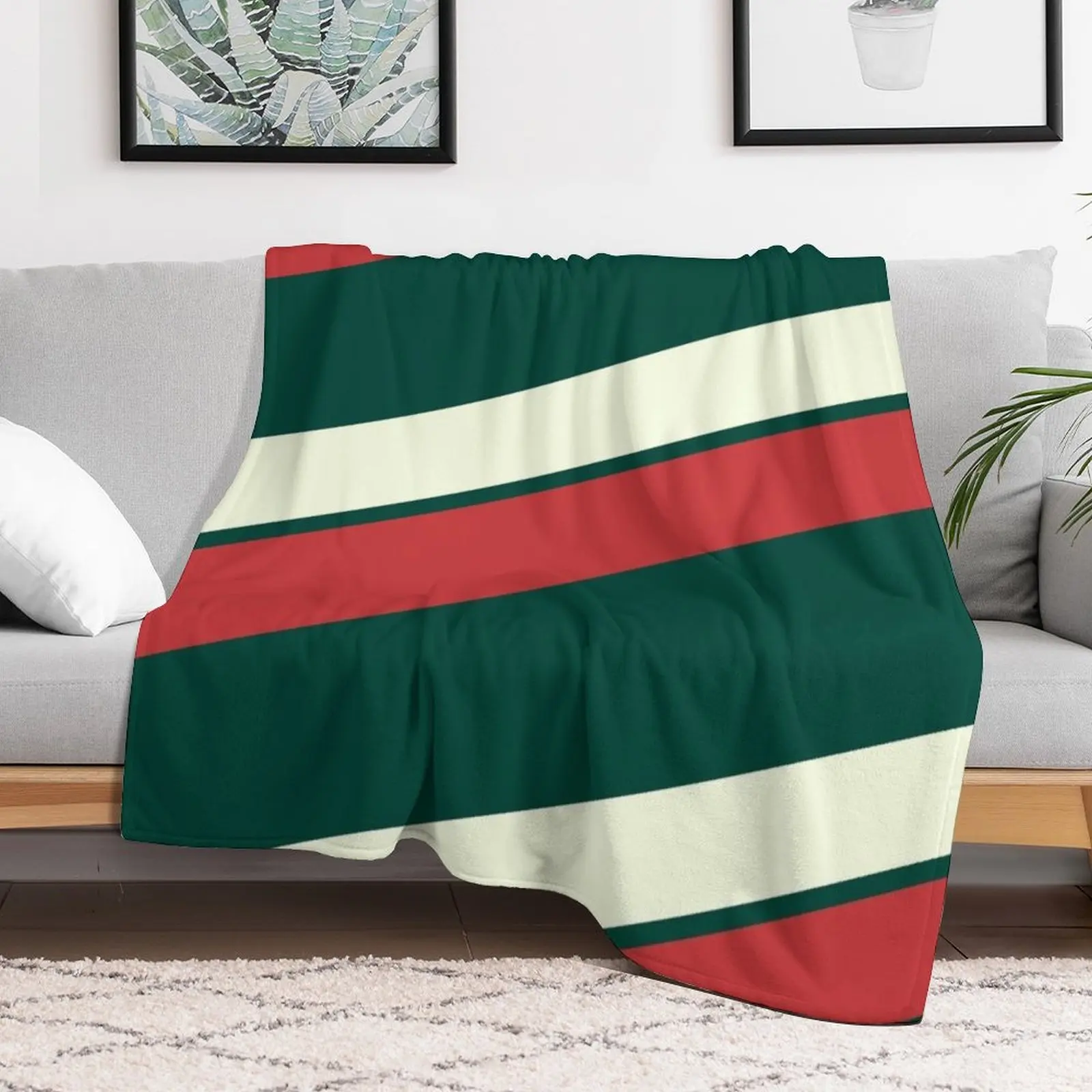 Leicester tigers colour code Throw Blanket Decorative Sofas sofa bed Luxury Brand Warm Blankets