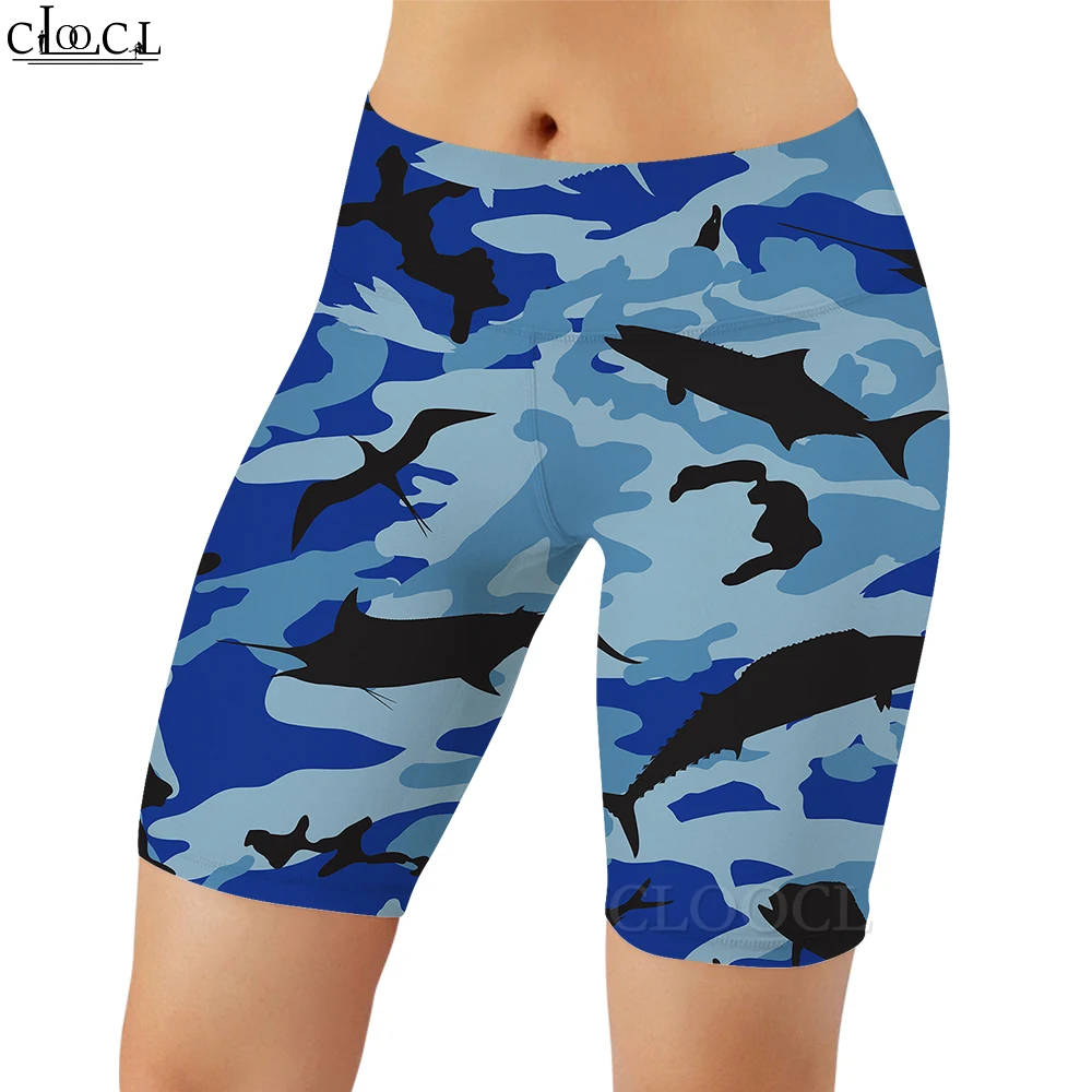 CLOOCL – pantalon de survêtement Camouflage décontracté, Legging imprimé, short pour femme, entraînement, Jogging, Fitness, Sexy