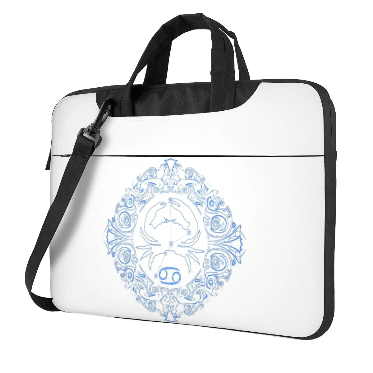 

Cancer Zodiac Constellation Mystical Astrology Crossbody LaptopBag Case Computer Bag Resistant Protective Notebook Pouch Macbook