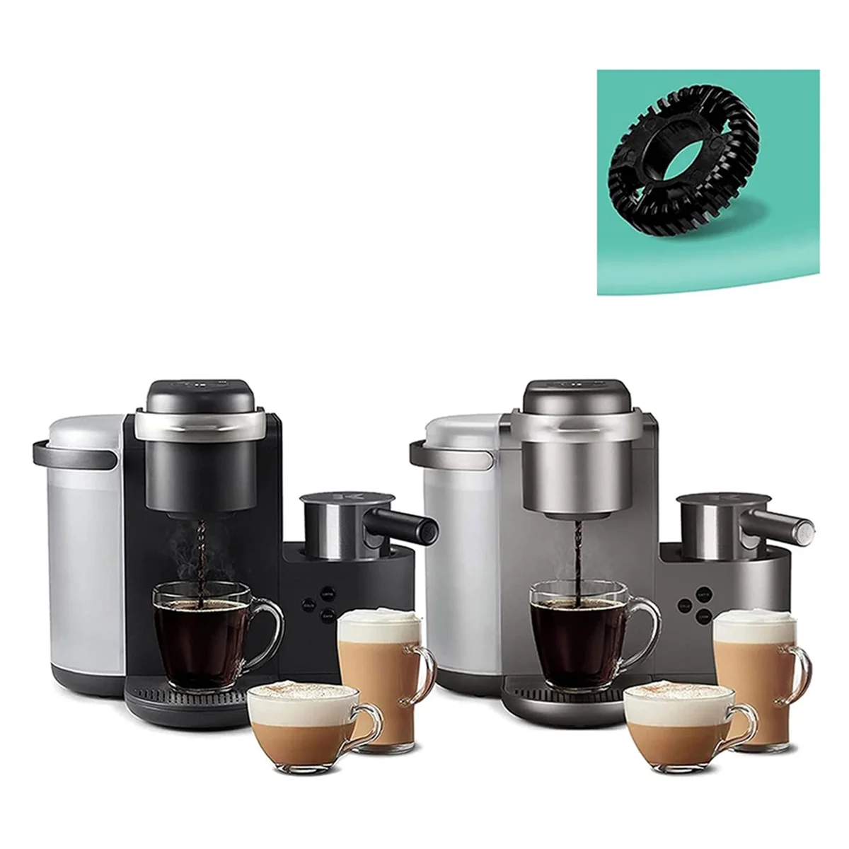 A66T Сменный венчик для вспенивания молока, 3 шт., для устройств Keurig K-Cafe Latte и капучино