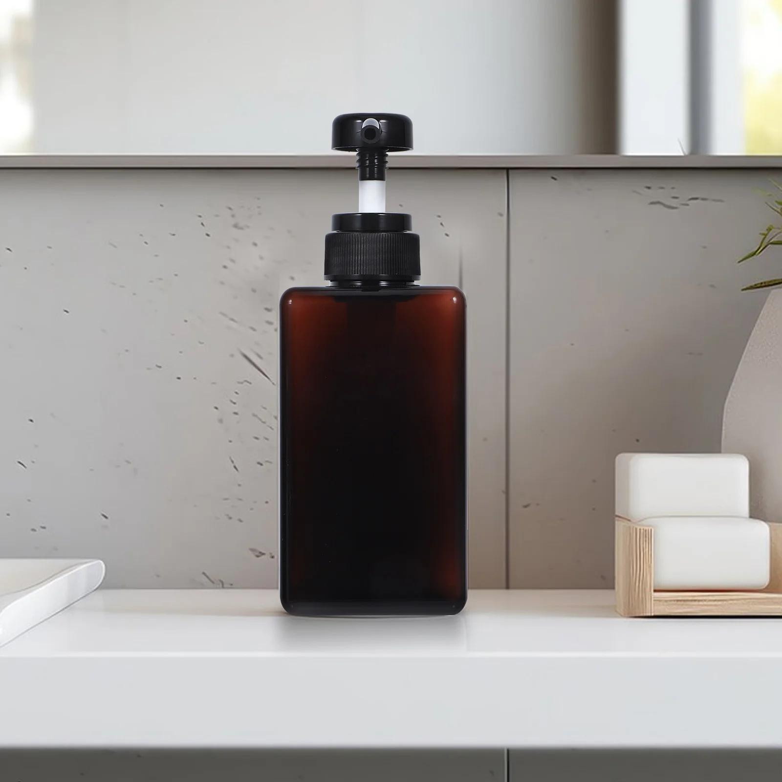 

3Pcs Lotion Bottle Pressing Type Plastic Refillable Sub Bottles for Hand Soap Shampoo Dispenser Home Hotel Use