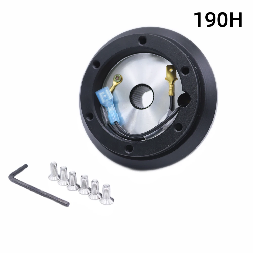 

Короткий адаптер ступицы рулевого колеса 190H, черный, замена для Honda Civic 88-91 CRX EF Integra 90-93
