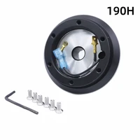 Adaptador de cubo corto para volante 190H, repuesto negro para Honda Civic 88-91 CRX EF Integra 90-93