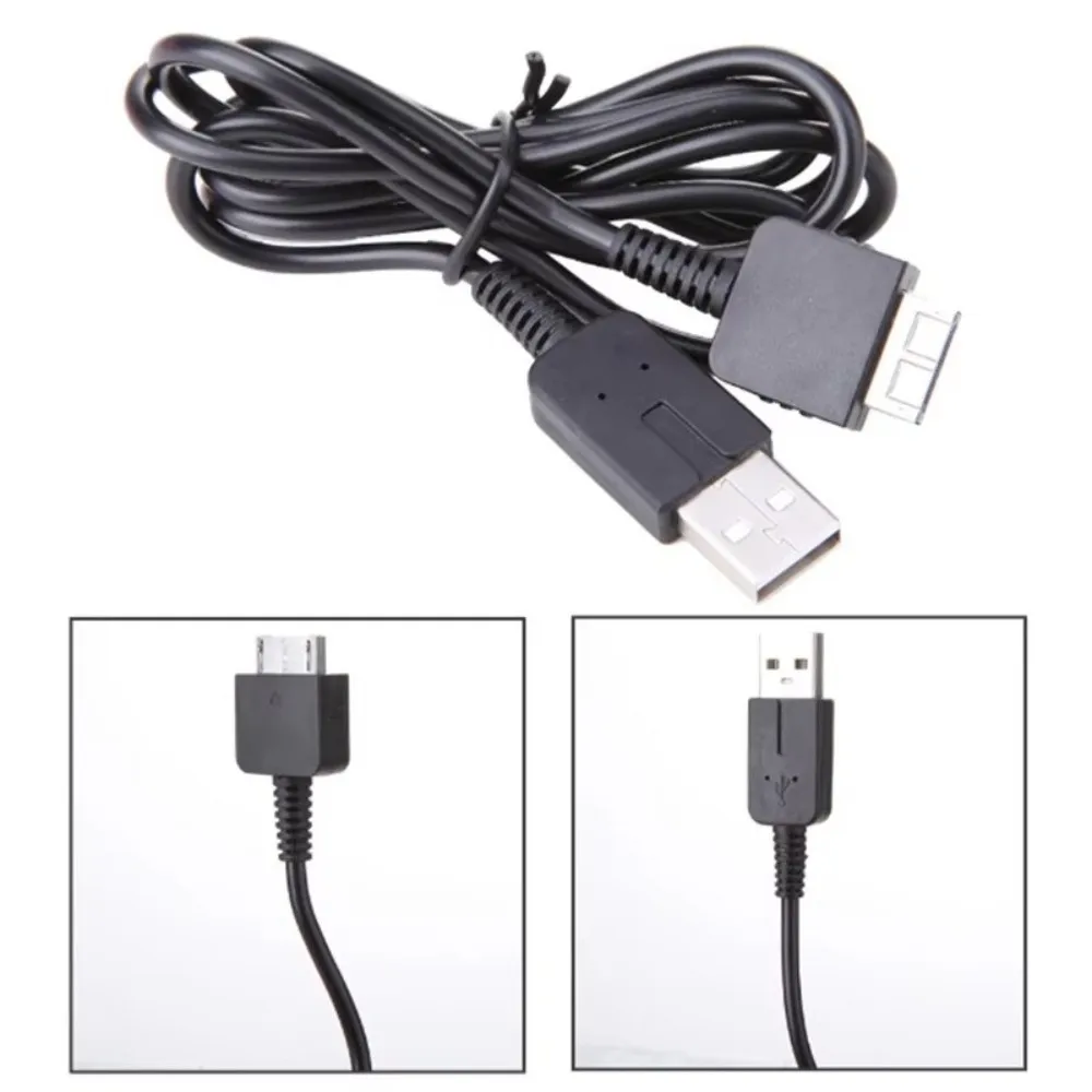 Data Sync Game Console Charging Cable USB-A Connector Charging Function Data Cable Flexible Cable for PSVITA1000