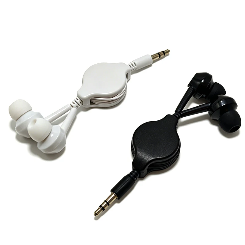1PCS Flat ear cell phone headset in-ear direct plug type android 3.5mm round hole universal wired Scalable