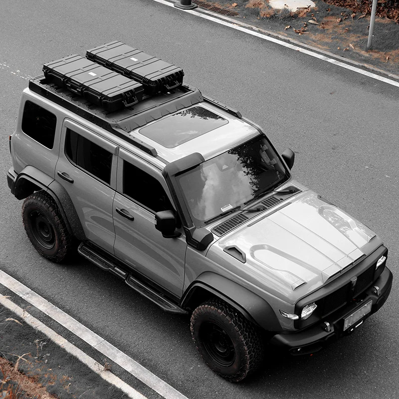 Flat roof three-proof equipment box off-road vehicle SUV universal outdoor camping storage box