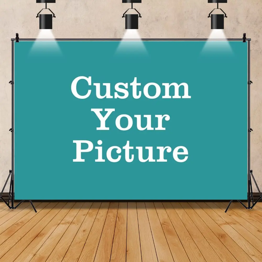 Tableclothsfactory Custom Photo Backdrop, Make Your Own Customized Photography Background by Uploading Picture Text Banner view 4