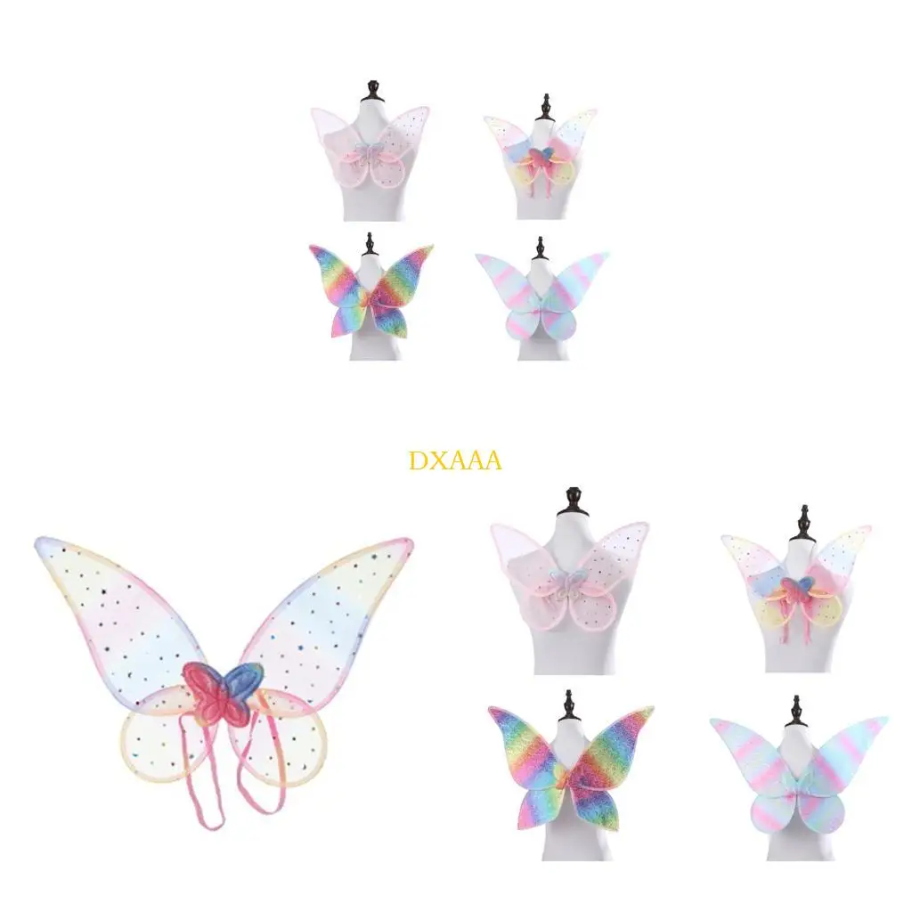 DXAA Sparkles Angel Wing Large Fairys Butterfly Wing Fairys Wing Halloween Princess Dressing Up Costumes for Women Girls Gifts