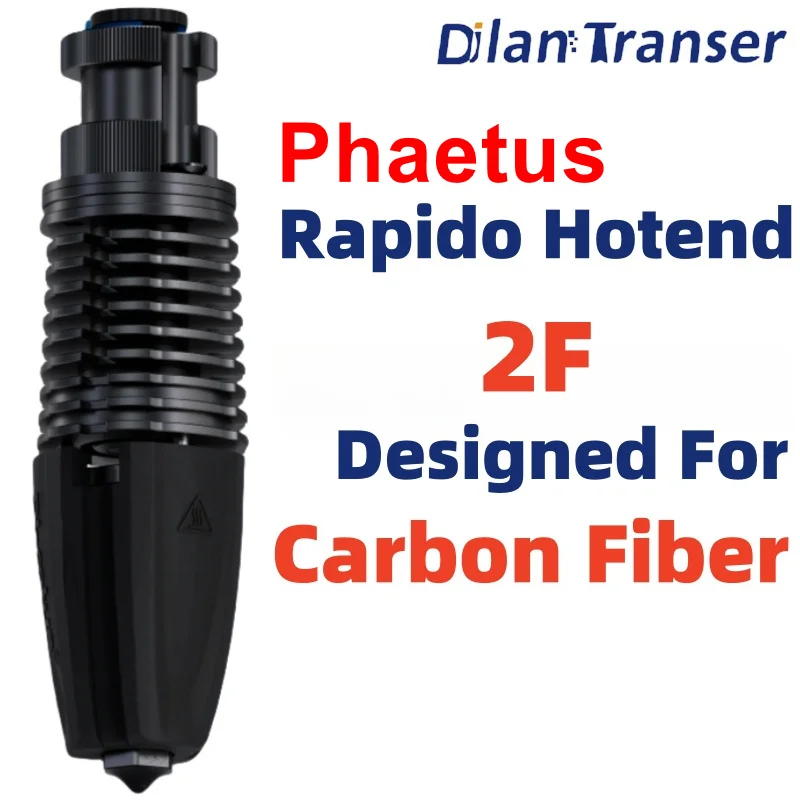 

Phaetus Rapido Hotend 2F EndCoat Coating HeatBreak With PT1000 Temperature Sensor For Voron 3D Printer Dragon hotend Rapido 2