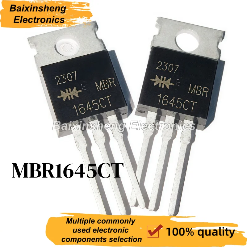 10PCS NEW MBR1645CT MBR1645 1645CT TO-220 Schottky diode