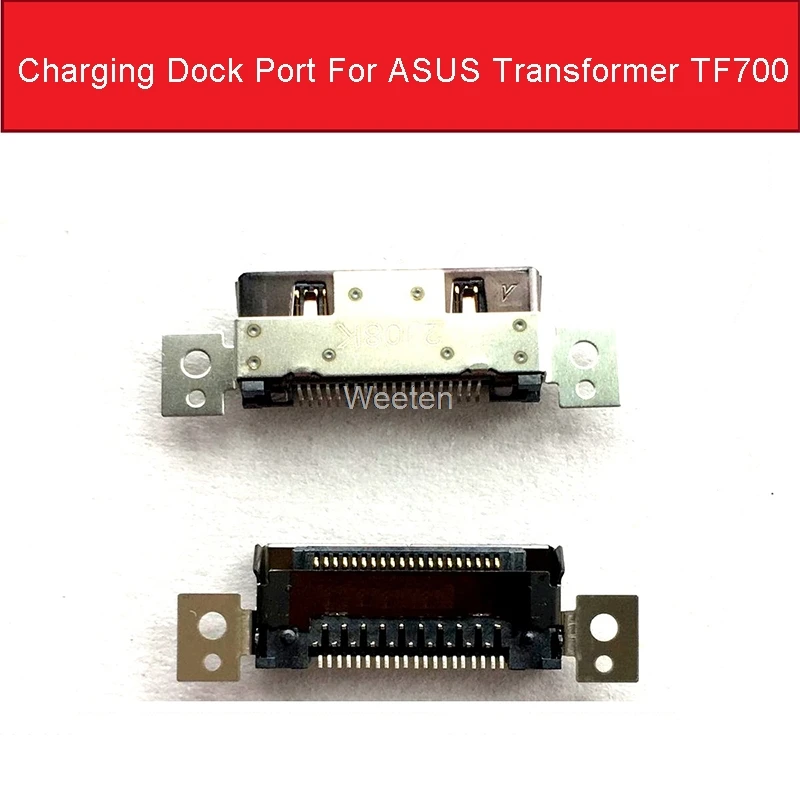 100% Genuine Date Charging dock port For ASUS Transformer TF700 TF300 T500 T201 USB Charger Socket Jack connector replacement