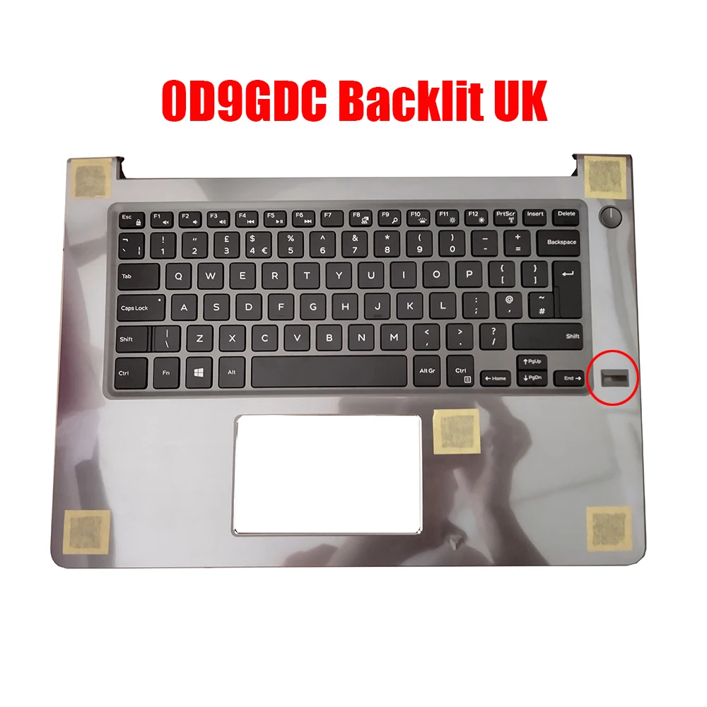 UK SP TR IT Laptop Palmrest For DELL For Vostro 5468 V5468 0D9GDC D9GDC 08Y8XR 8Y8XR Backlit Keyboard Spanish Turkish Italian