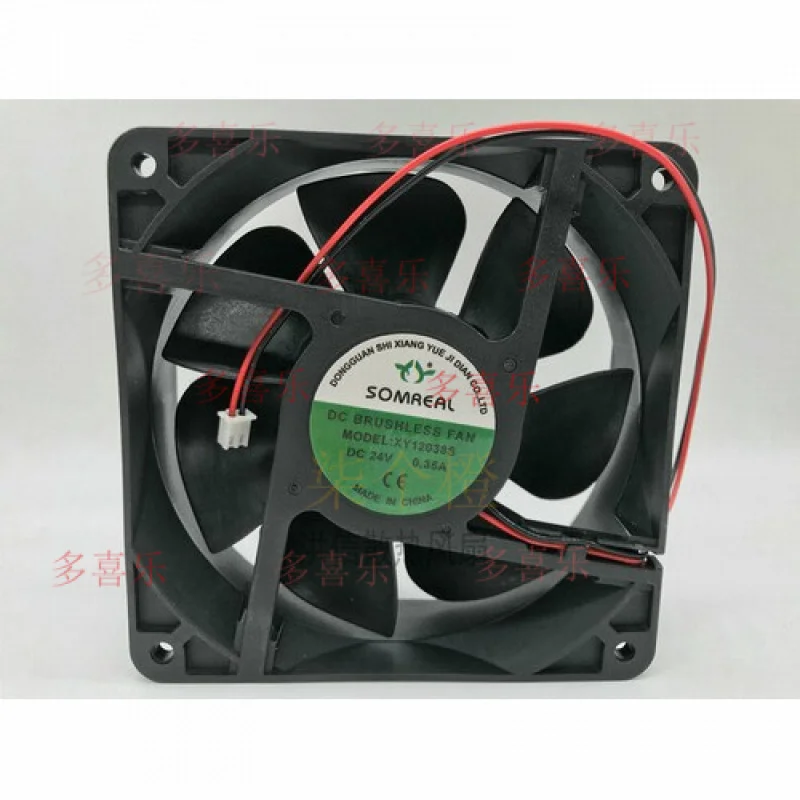 

ZMZM 1 шт. для вентилятора SOMREAL XY12038S DC 24 В 0,35 А 12038 12 см 2-контактный охлаждающий вентилятор