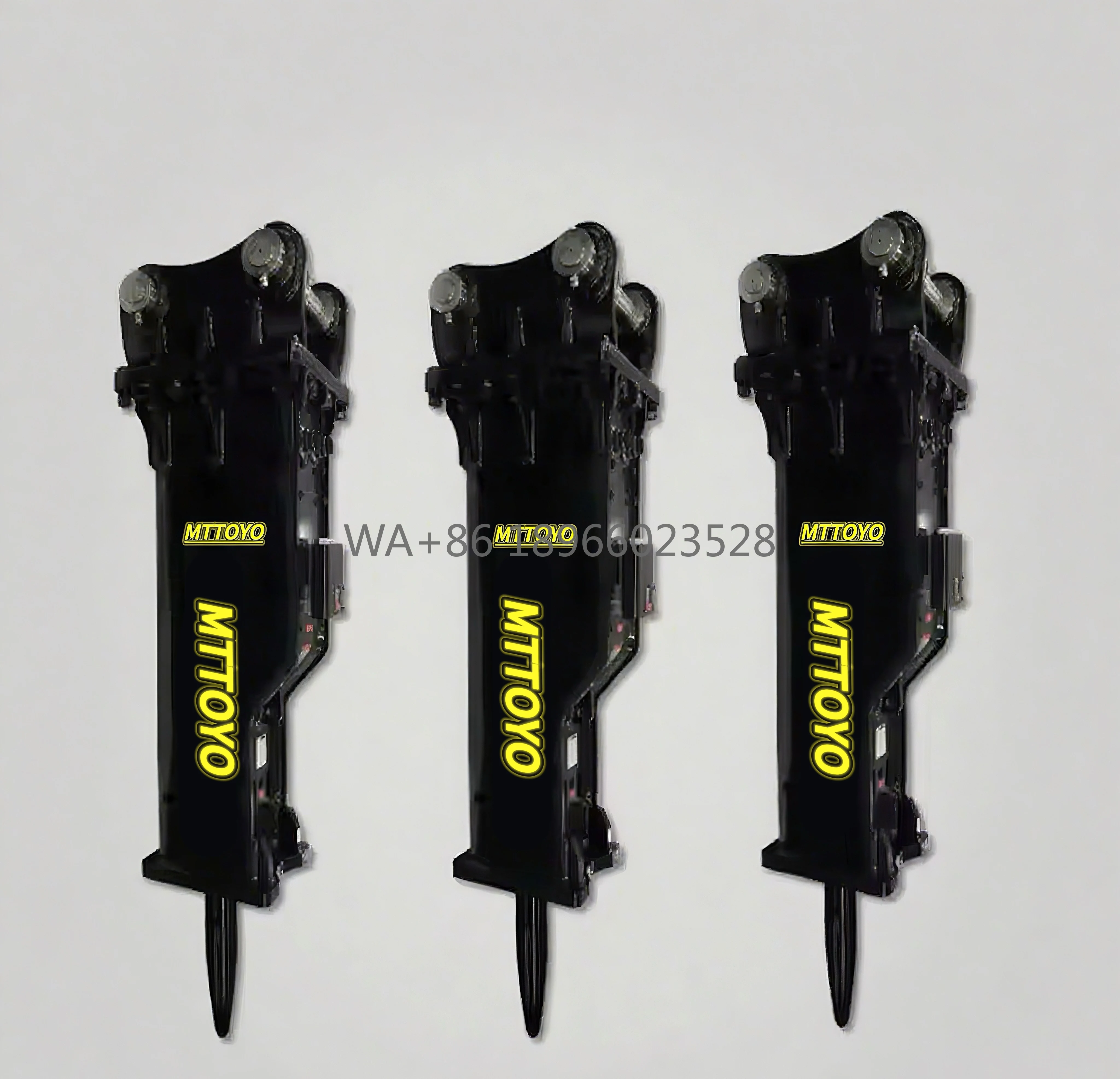 Escavatior Rock Hydraulic Cursher Kit F22 F27 F35 Serie Asta per trapano a percussione idraulica per frantumazione di calcestruzzo rinforzato