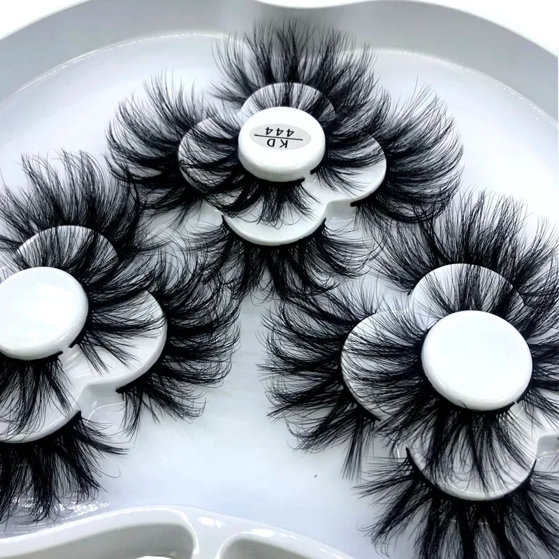 HBZGTLAD 9 Pares de Pestañas Postizas 3D de Visón Suave, Hechas a Mano, Largas y Esponjosas, Extensión Natural para Maquillaje 4