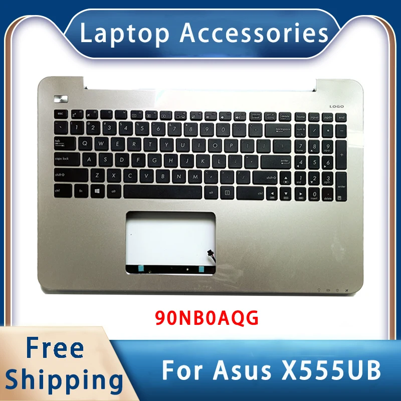 

New For Asus X555UB;Replacemen Laptop Accessories Palmrest/US Keyboard 90NB0AQG
