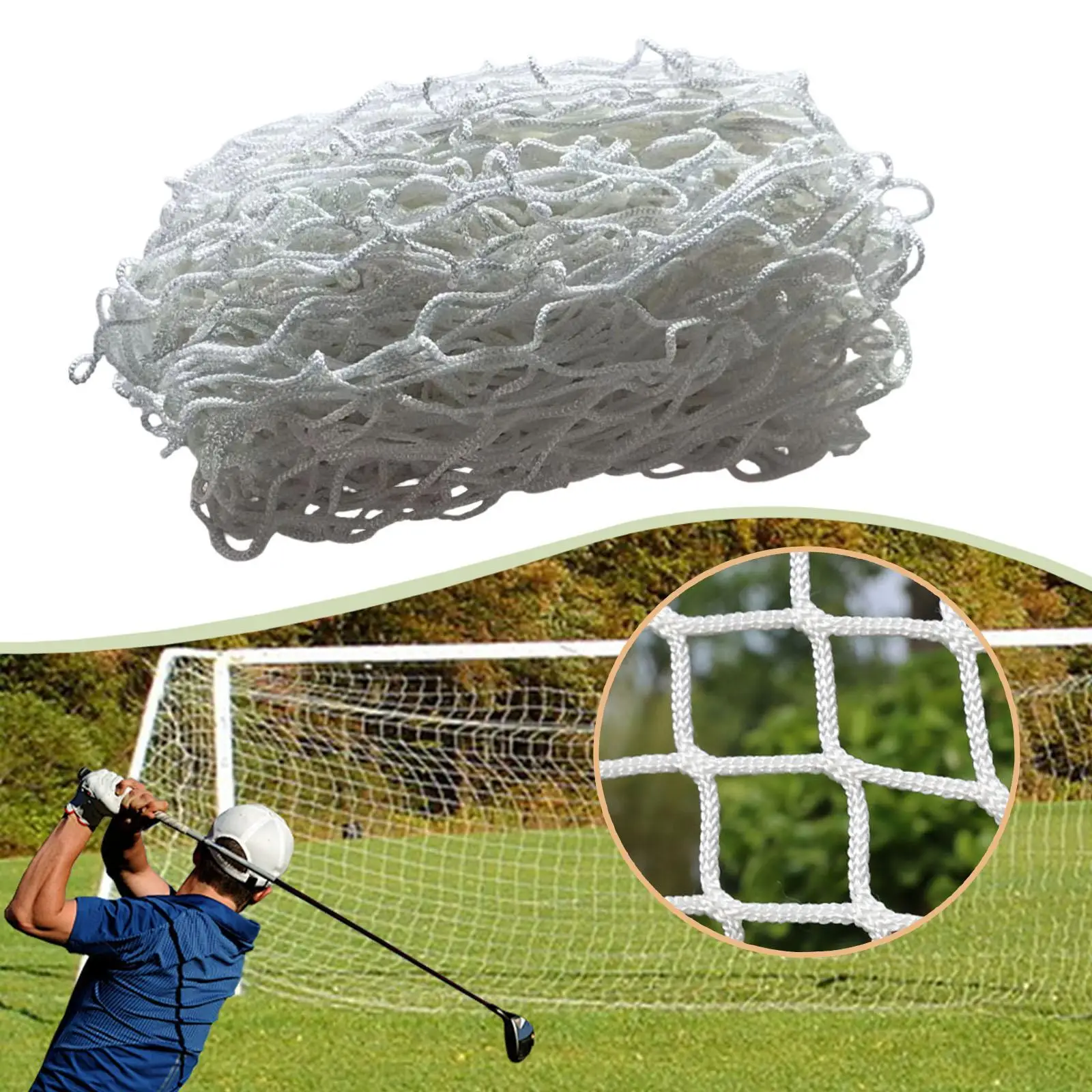 Golf Practice Net Folding Sports Netting Stable Reinforced Edges for Backyard Yard Garage Training