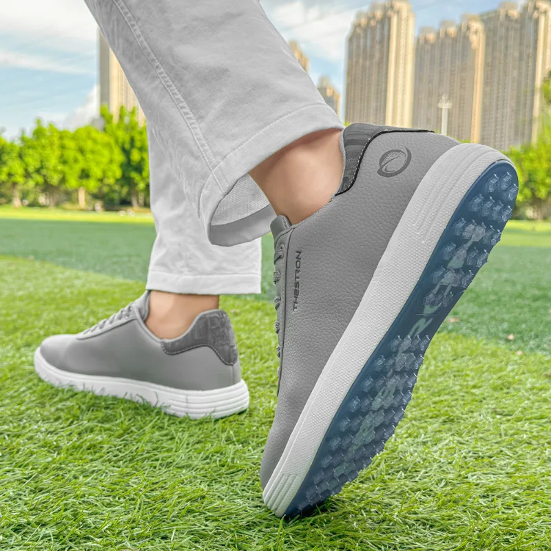 Men Professional Golf Shoes Spikeless Golf Sneakers Outdoor Golfing Footwears