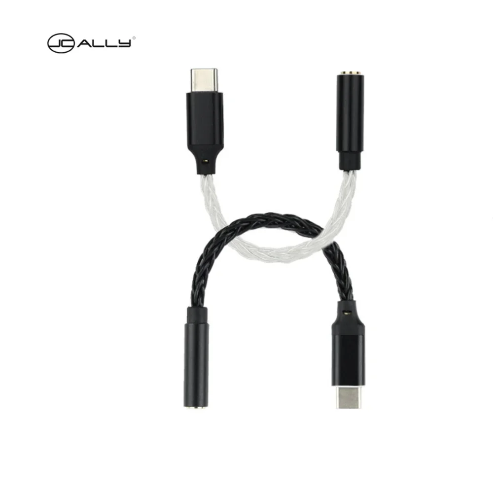 JCALLY JM04PRO Realtek ALC5686 DAC Digital Audio Adapter Decoding Line TYPEC to 3.5 for Android Phone
