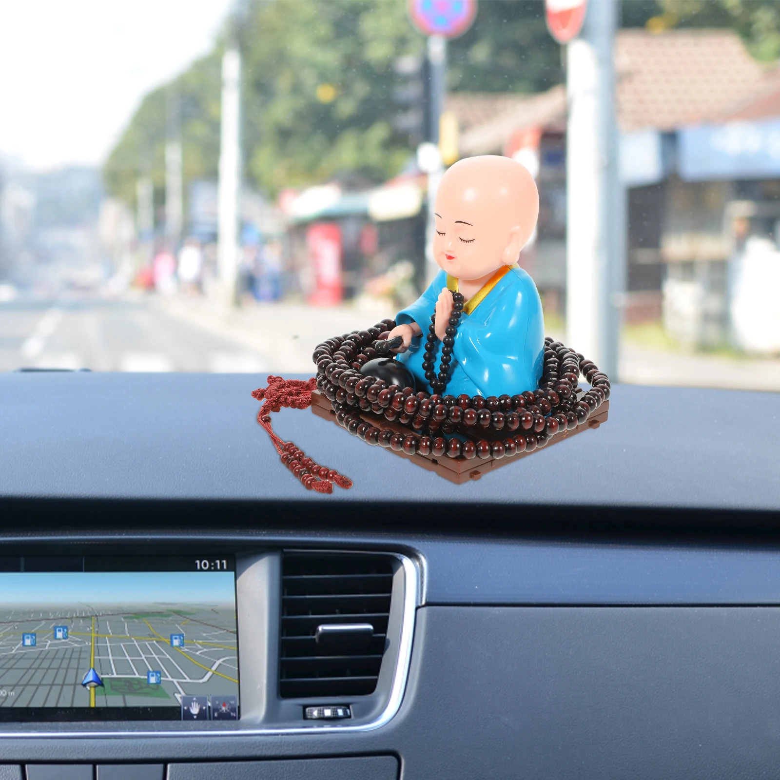 

Ornaments Statue Decorations Car Dashboard Mini Home Accessories Sky-blue