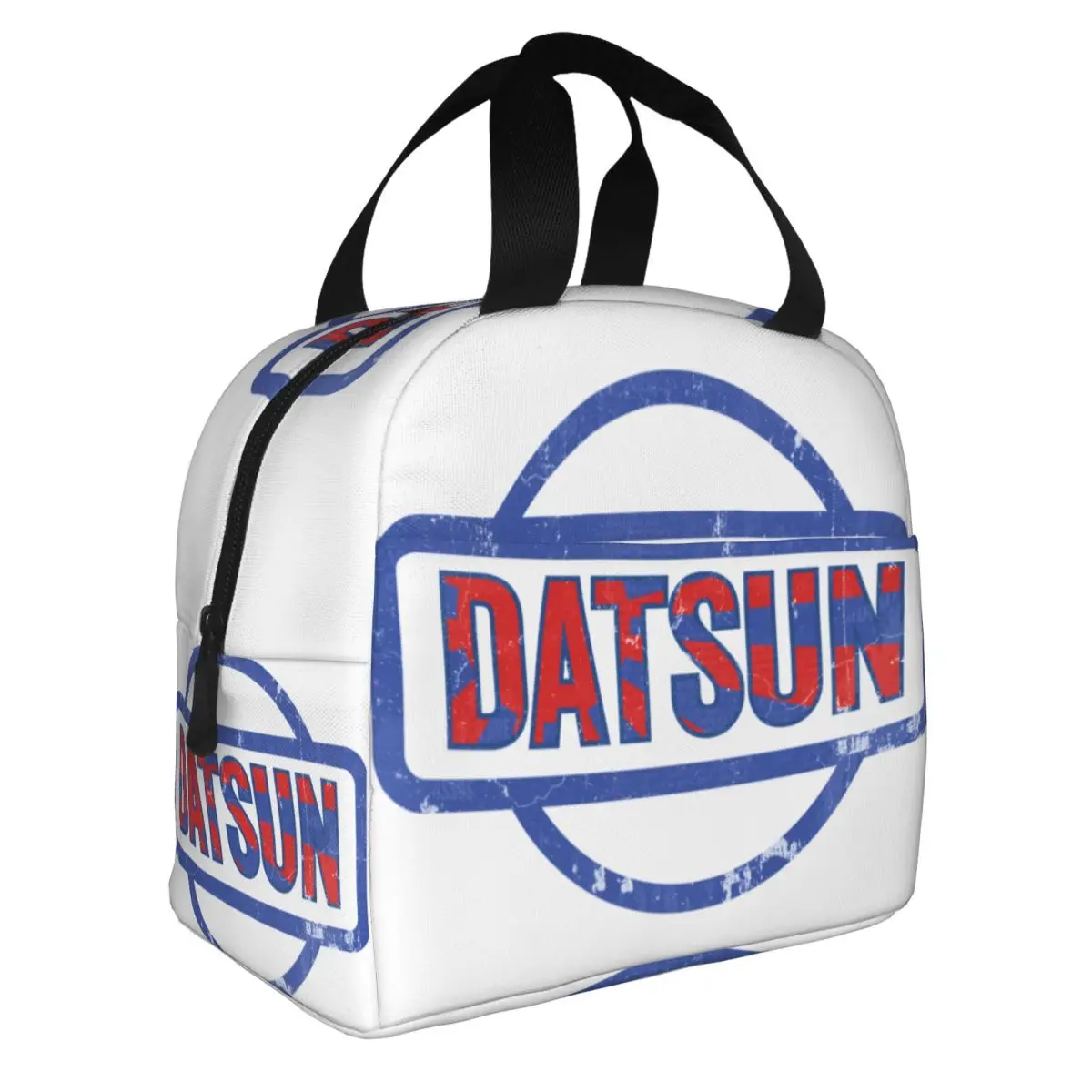 Datsuns Racing Car Thermal Insulated Lunch Bag Women Portable Lunch Tote for School Office Outdoor Storage Food Box