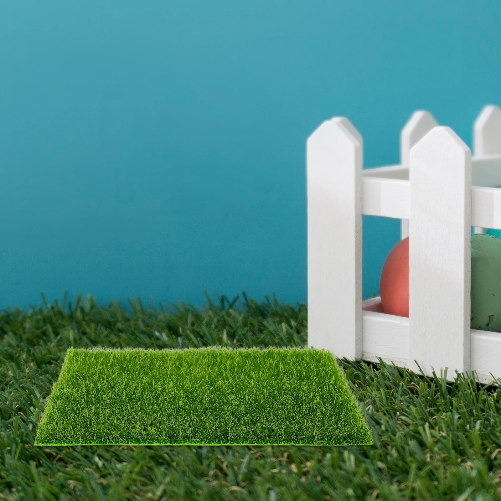 

10pcs Artificial Moss Turf For Landscaping Garden Craft Grass Simulation Grass Mat Fake Lawn Material Miniature Landscape