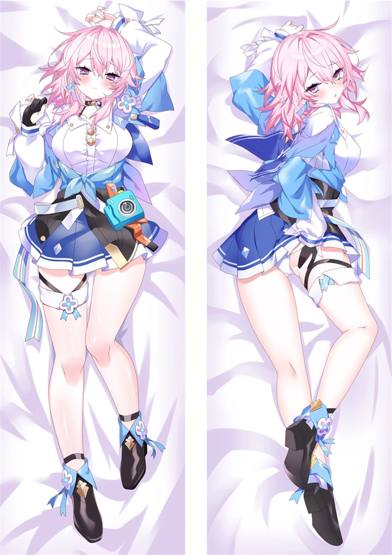 

Anime Game Honkai: Star Rail March 7th Cosplay Dakimakura Pillow Case Hugging Body Gift Prop