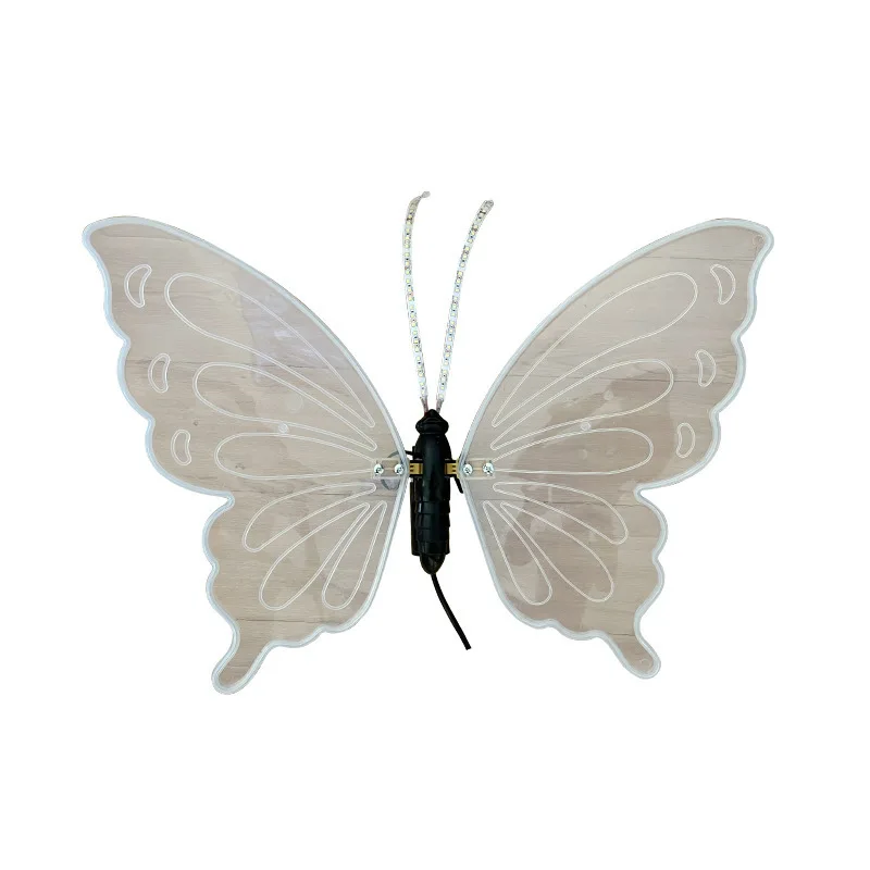 Generic Realistic LED Butterfly Lights Waterproof Outdoor Garden Park Scenic Spot Landscape Lamp Night Festival Decoration