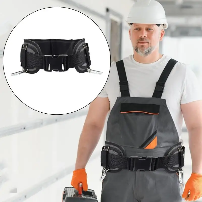 Utility Belt Pouch Electricians Work Belt Tool Pouches Heavy Duty Construction Belt For Woodworker Handyman Carpenter Men