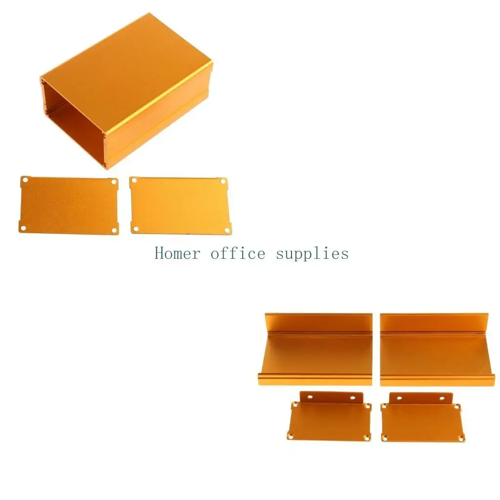 

K43B Алюминиевый охлаждающий ящик DIY Электронный корпус для проекта для защиты корпуса