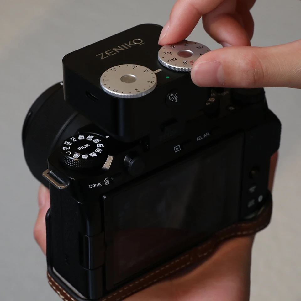 flash-para-camara-zeniko-zt12-ttl-con-medicion-automatica-retro-con-doble-dial-para-camaras-fuji-xt5-sony-a7m4-nikon-canon-r6