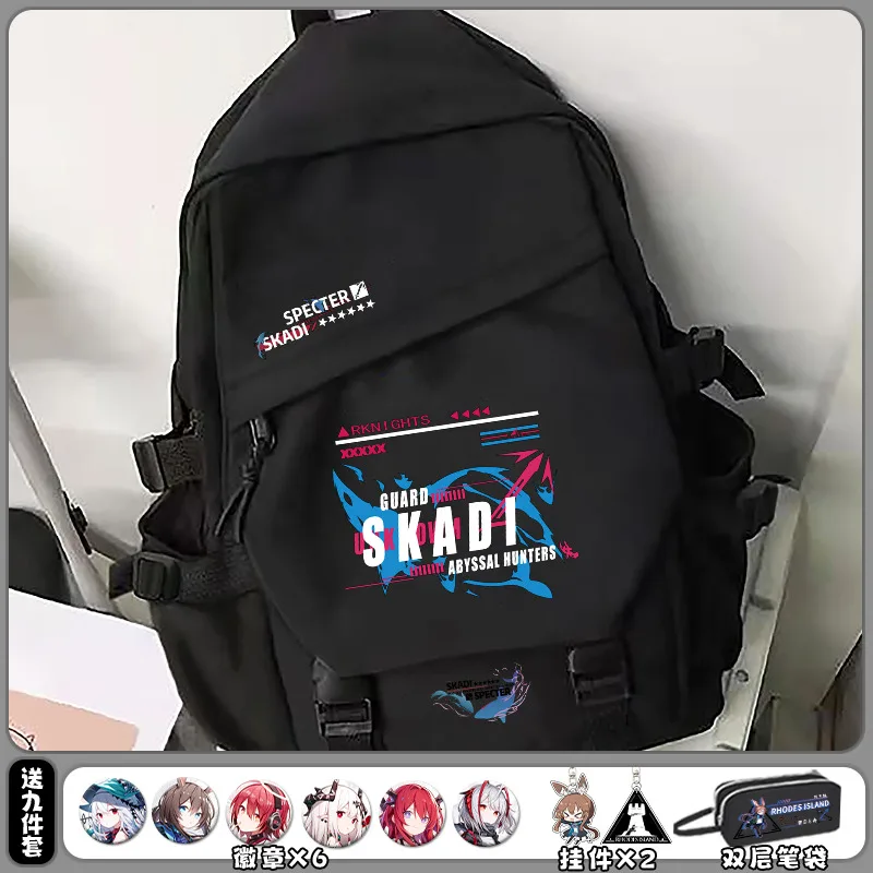 Arknights Boys Girls, Elementary School Students, 2024 New Model, Large Capacity For Middle School, Lightweight And Anime