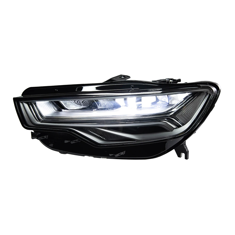 

Комплект фар для автомобилей ATV&UTV, совместимый с Audi A6 2012-2018 годов, улучшенная версия, светодиодные фары с проекционными линзами, аксессуары, установка Plug and Play.