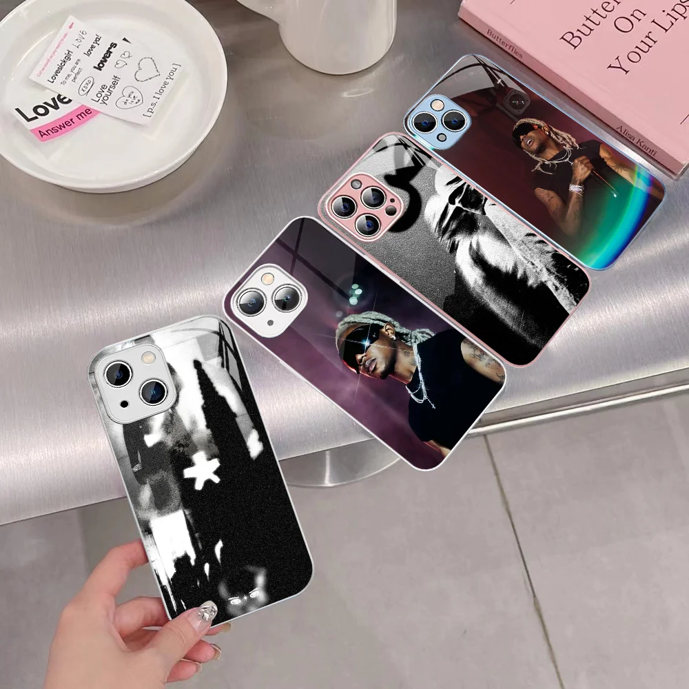 

D-Destroy Lonely Lone Phone Case Tempered Glass For iphone 14 13 12 11 Pro Mini XS MAX 14Plus X XS XR Cover