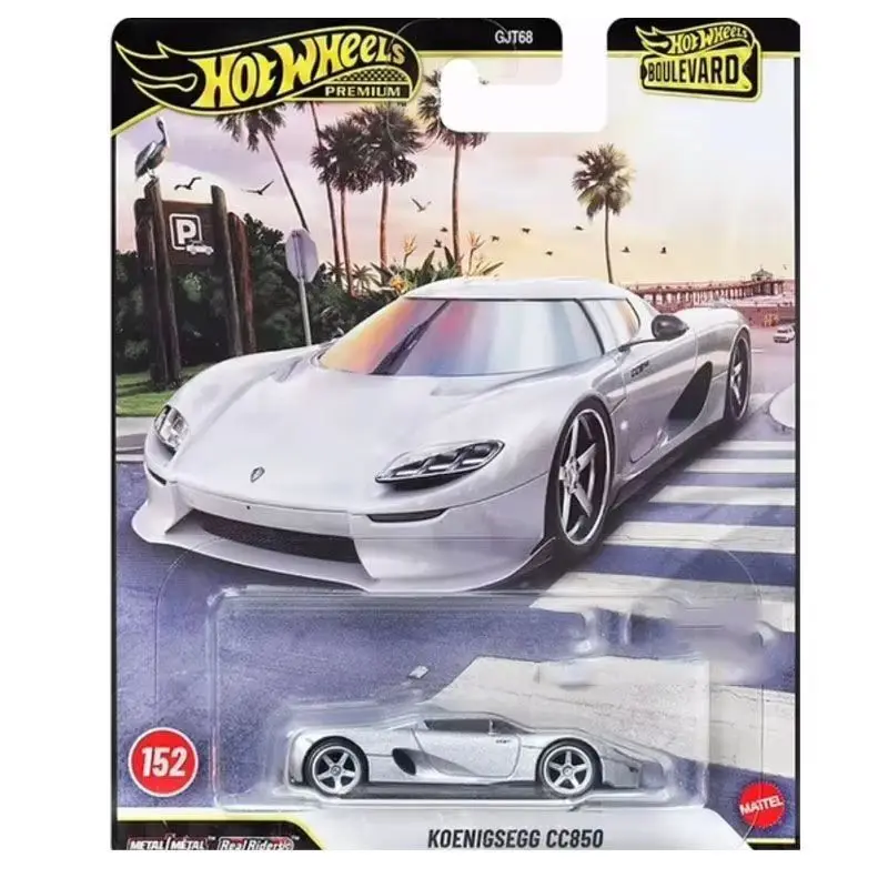 

New Hot Wheels Gjt68 Boulevard Premium Series Toyota Gr Supra Darsun King Cab Toyota Alphard Jeepster Commando Koenigsegg Car