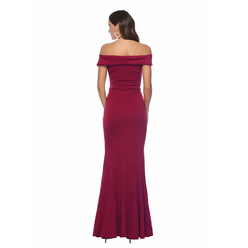 DongCMY vestido de noche de lujo con abertura en V para mujer, vestido explosivo para banquete, boda, dama de honor, fiesta, nuevo