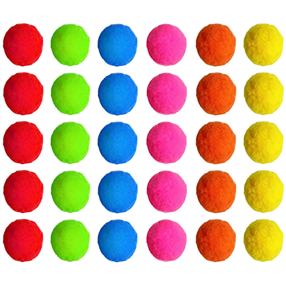 

30pcs Reusable Balls Kids Swimming Pool Beach Toy Balls Multicolor Fun Activities Pool Party Toys