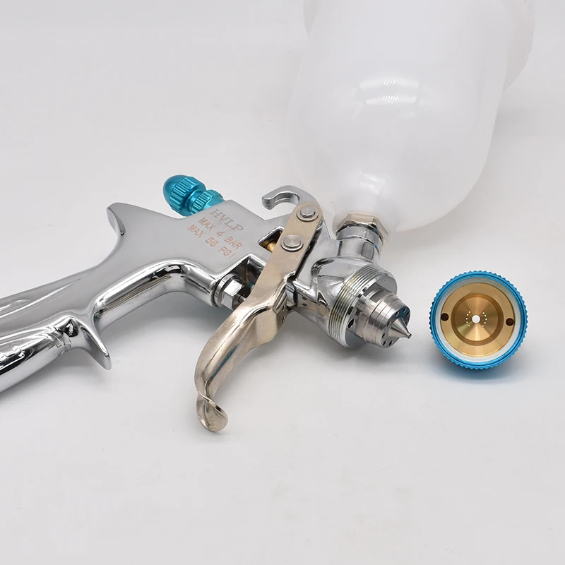 TV800 Professional HVLP Spray Gun Set 1.3mm Nozzle Gravity Airbrush DIY Spray Paint Car Painting High Quality Spray Paint Gun
