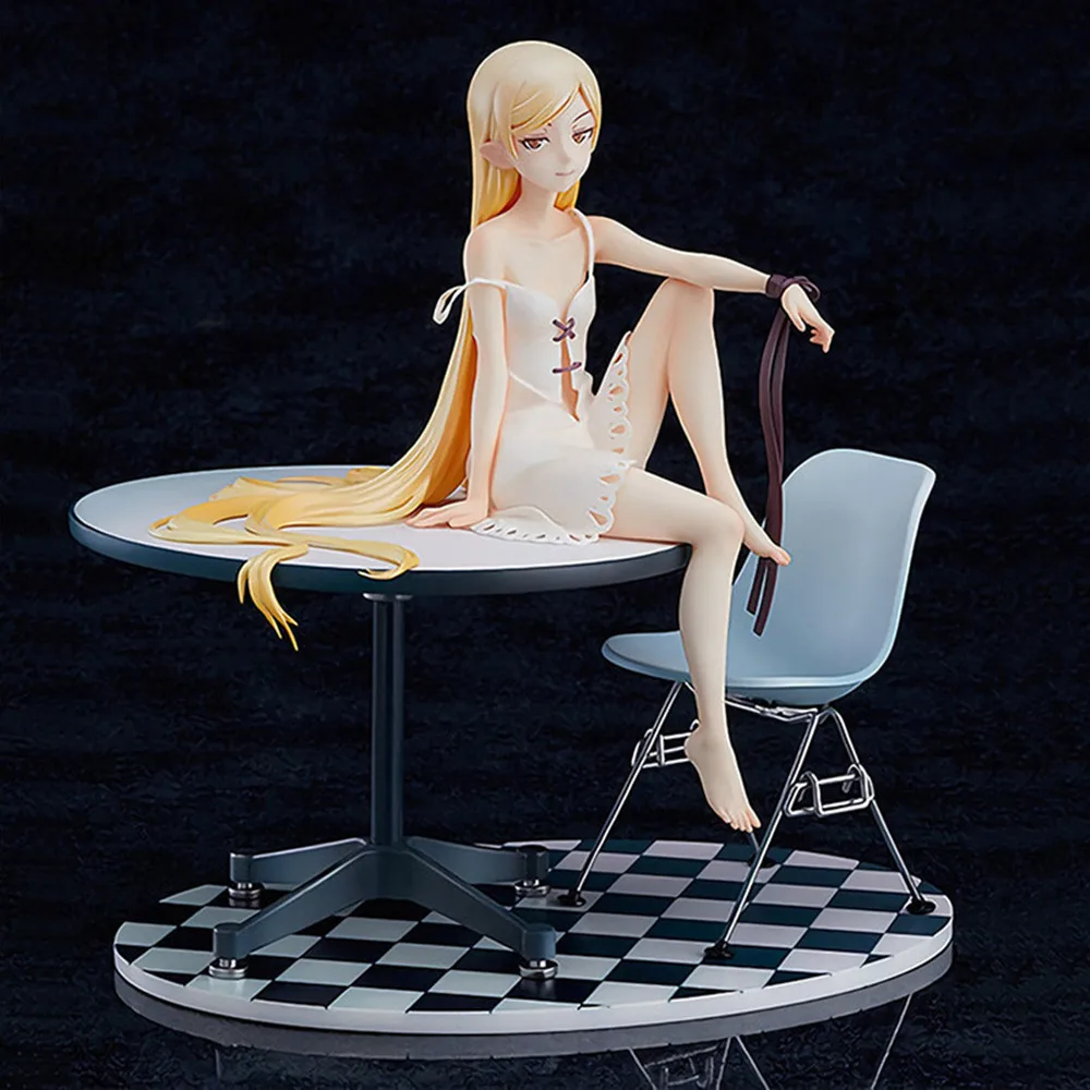 Anime Bakemonogatari Oshino Shinobu 12 Years Ver. 1/8 Scale Painted PVC Action Figure Statue Collectible Model Toys Doll 19CM