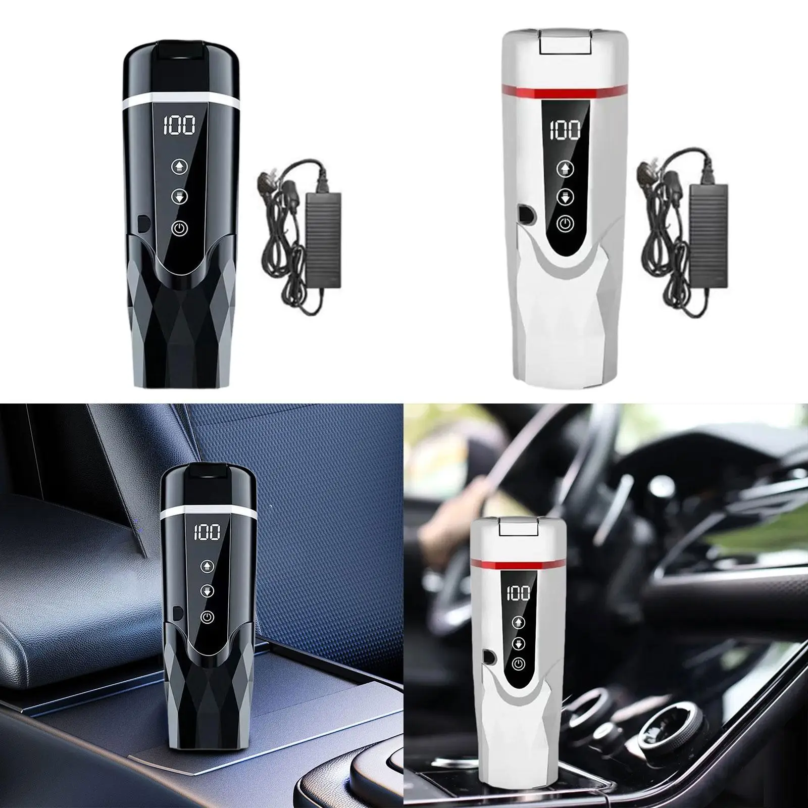 

12 V 24 V Car Heated Mug Car Electric Kettle for Brewing Coffee Milk RV