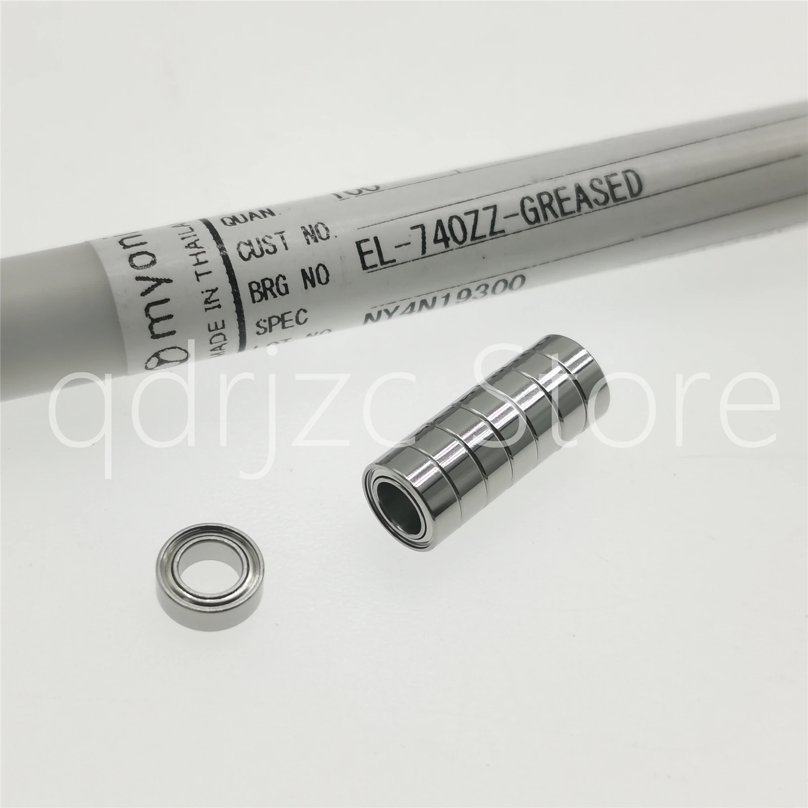 (10 pcs) stainless steel micro-bearing EL-740ZZ-GREASED 4mm X 7mm X 2.5mm