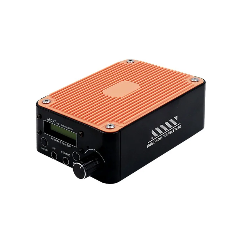 B24B USDR USDX+ Plus V2 8 Bands SDR Transceiver All Mode SSB QRP With LCD Screen Built-In Speaker