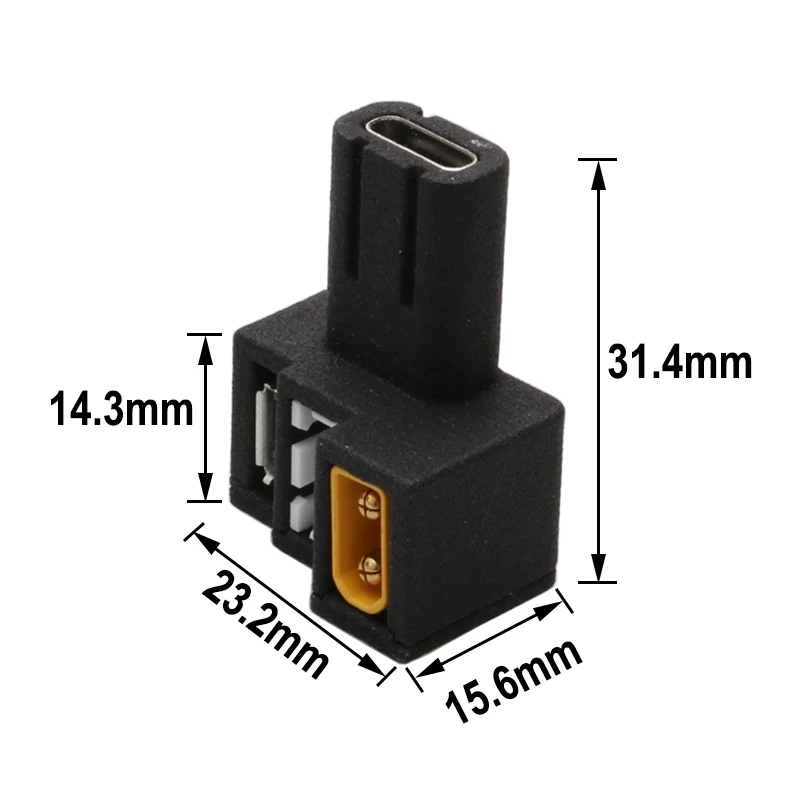 1PCS OSDK Interface Expansion Power Supply Plug DC 24V Type C to XT30 Output for RC DJI M300 RTK UAV System Mount Installation