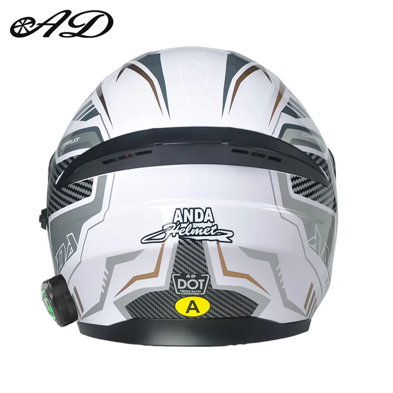 Factory Wholesale Dot Motorcycle Helmet with Bluetooth Unisex Casco Motorcycle Helmets Cotton Lining Open Face Helmet Factory
