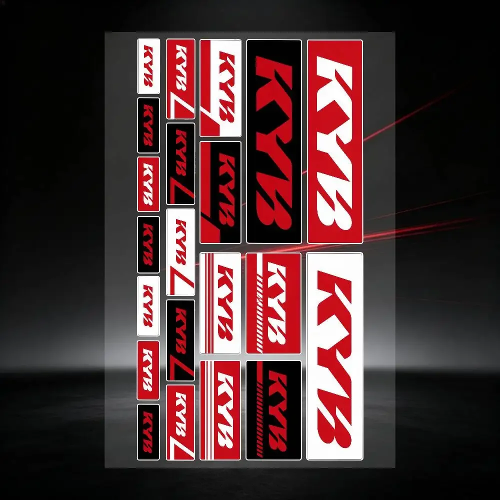 KYB Durable Waterproof Reflective Decor Sticker Scratch Cover For Motorcycle Car Helmet Fridge Accessories