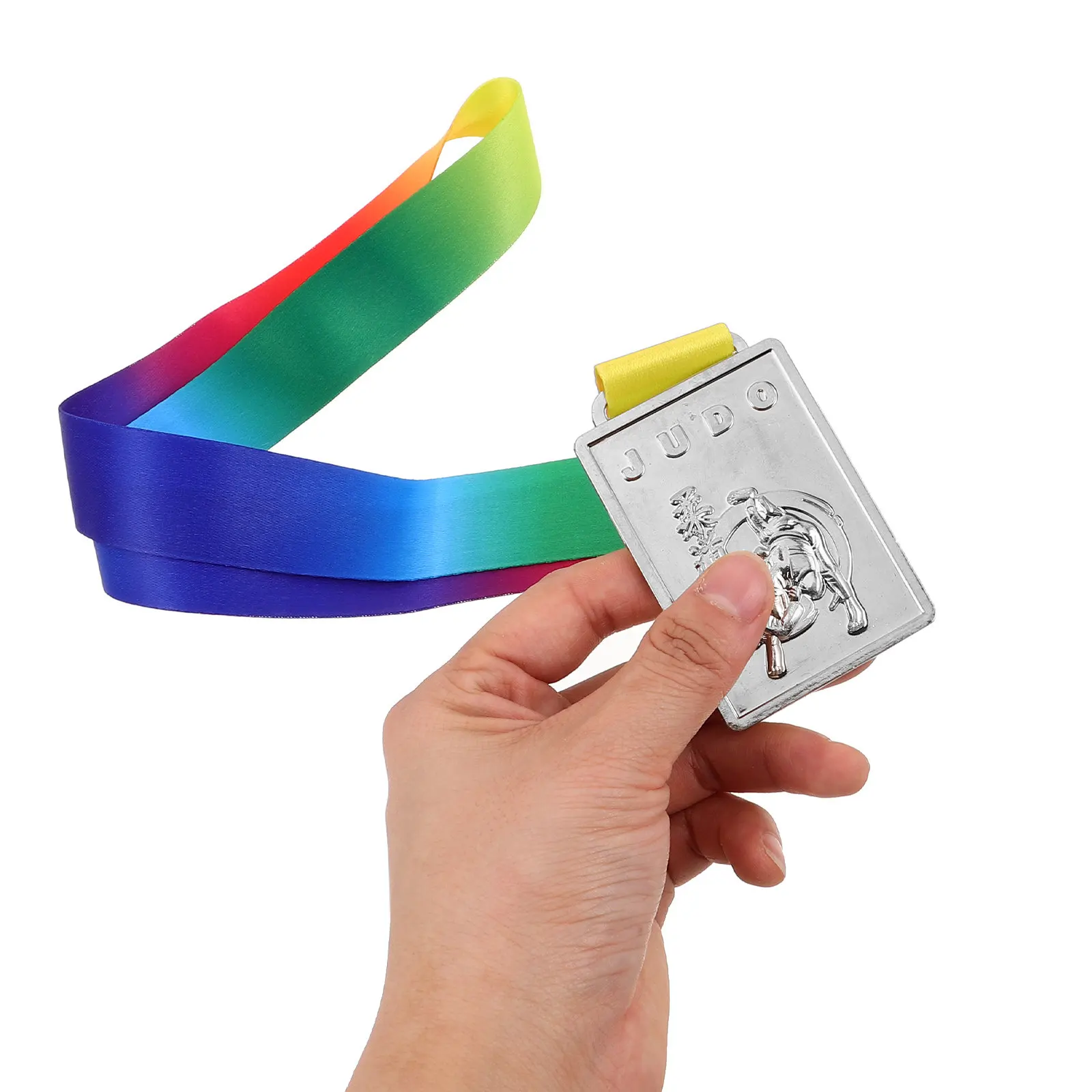Metal Judo Silver Medals Competition Awards School Martial Arts Events Sports Prizes Winner Party Favors Silver Medal