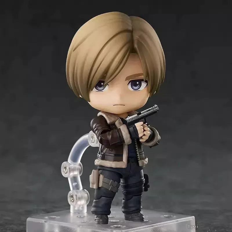 Resident Evil 4 Remake 2337 Leon S Kennedy Nendoroid Q Version Action Figure Anime Model Toy Desk Decor Gift Collectible