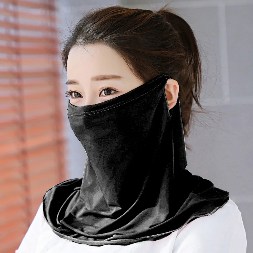 

4 pcs Ice Silk Scarf Sun Protection Neck Scarf Breathable Quick Dry For Outdoor Cycling Beach Work Ladies Travel Unisex